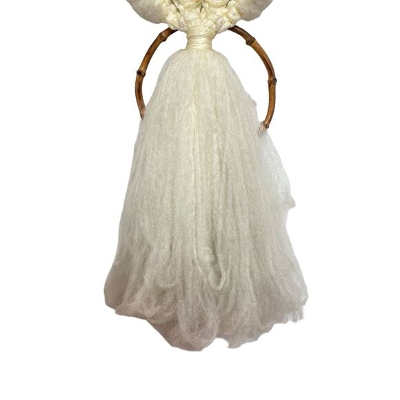 Large Macrame Owl Hanging Vintage Retro 70s Handmade Mid-Century Modern MCM - Picture 10 of 14